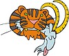 Vector clipart: tiger cartoon