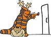 Vector clipart: tiger cartoon