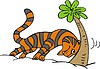 Vector clipart: tiger cartoon