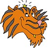 Vector clipart: tiger cartoon