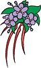 Vector clipart: flower tattoo