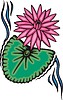 Vector clipart: flower tattoo