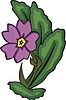 Vector clipart: flower tattoo