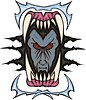 Vector clipart: jaws avatar