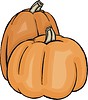 Vector clipart: pumpkins