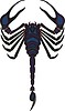 Vector clipart: scorpion