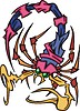 Vector clipart: scorpion tattoo