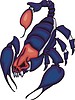 Vector clipart: scorpion tattoo