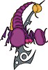 Vector clipart: scorpion tattoo