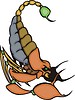 Vector clipart: scorpion tattoo