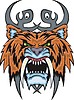 Vector clipart: tiger head tattoo