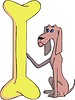 Vector clipart: humorous dog cartoon