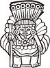 Aztec god Xipe Totec