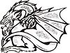 Vector clipart: dragon