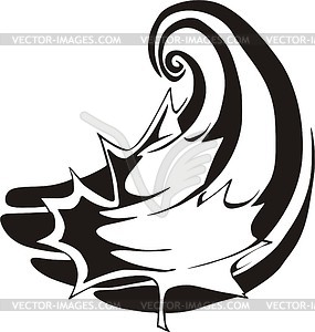 Канадский флейм - изображение в векторе
