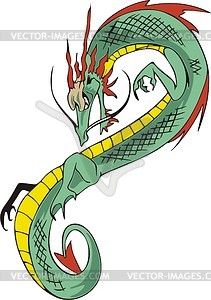 Chinese dragon - vector image