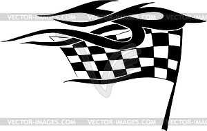 Race flag - vector clipart