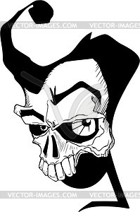 Skull tattoo - vector clipart