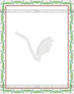 Ornamental frame - vector clip art