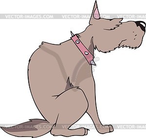 Прикольная собака - изображение в формате EPS