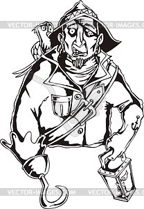 Pirate - vector clipart