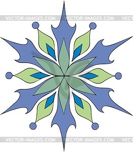 Flower dingbat - vector clipart