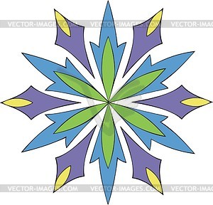 Цветочный дингбат - изображение в векторе