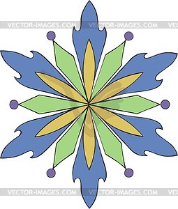 Flower dingbat - vector image