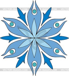 Flower dingbat - vector image