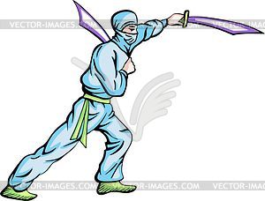 Ninja (shinobi) - vector image