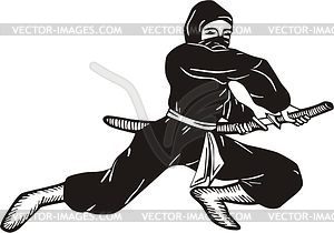 Ninja - vector clip art