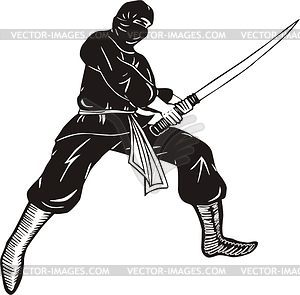 Ninja - vector clipart