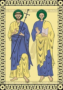 St. Peter and Paul - vector clipart