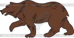 Brown bear - vector clip art