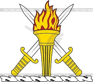 U.S. Military Intelligence Corps crest - vector clipart