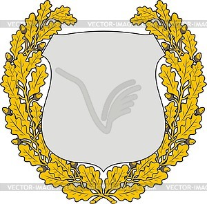 Heraldic shield - vector image