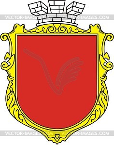 Ukrainian shield - vector clipart