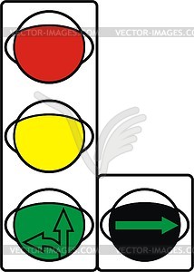 Traffic lights - vector clipart