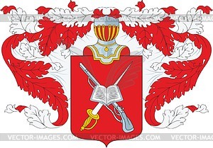 Brozin, family coat of arms - vector clipart