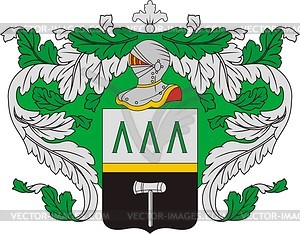 Demidov, family coat of arms - vector clipart