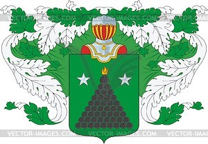 Sanburov, family coat of arms - vector clipart