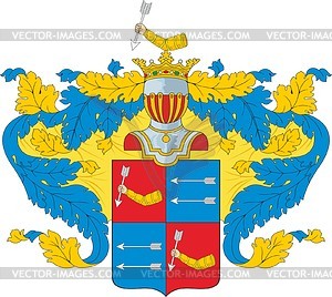 Seliverstov, family coat of arms - vector clipart