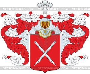 Stvolov, family coat of arms - vector clipart