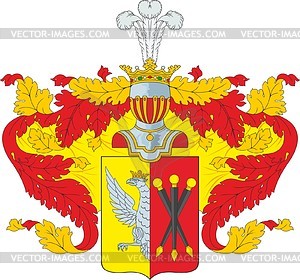 Velyaminov, family coat of arms - vector clipart