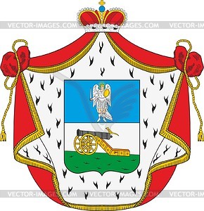 Vsevolozhsky, family coat of arms - vector clipart