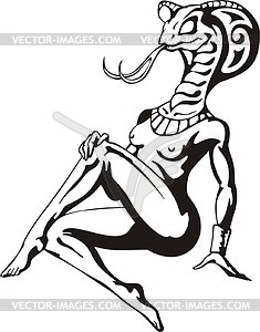 Cobra mascot - vector clipart