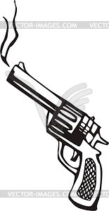 Revolver - vector clipart