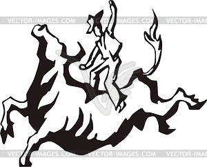 Rodeo - vector clip art