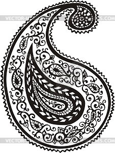 Oriental ornamental pattern - vector clipart