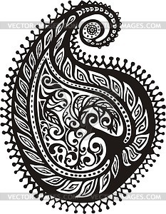 Oriental ornamental design - vector image